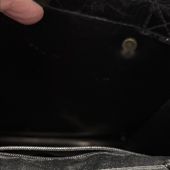 Ted Baker Glossy Black Tote with Musical Note Design - Picture 3 of 3